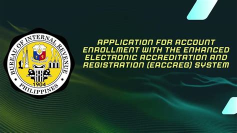 eaccreg login|APPLICATION FOR ACCOUNT ENROLLMENT WITH THE .